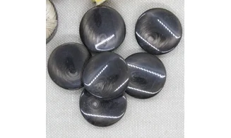 Bouton VINTAGE BRUN / par 6 / 22MM