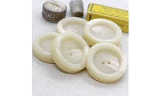 Bouton VINTAGE IVOIRE / par 6 / 39MM