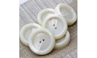 Bouton VINTAGE IVOIRE / par 6 / 39MM