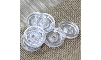 6 boutons / 22MM / Transparent