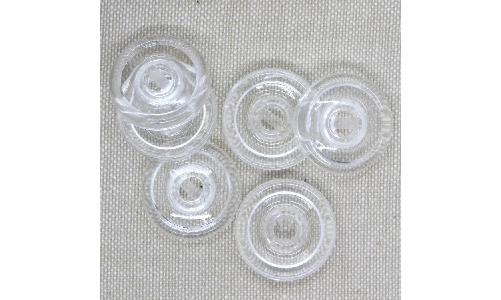 6 boutons / 22MM / Transparent