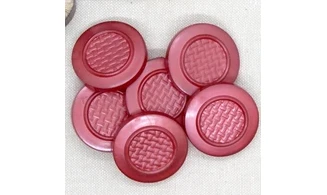 6 boutons / 34MM / Rouge