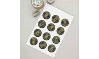 Carte à boutons - Boutons verts