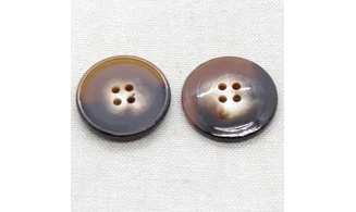 6 boutons / 27MM / Brun