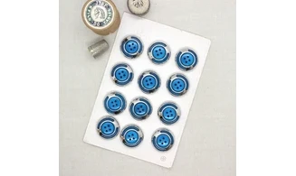 Carte à boutons - Boutons bleus