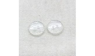 6 Boutons / 13MM / Transparent