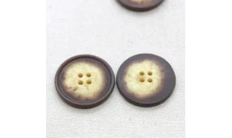 6 boutons / 28MM / Brun "Magma"