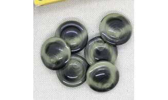 Bouton VINTAGE VERT / par 6 / 22MM