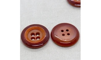 Bouton VINTAGE ROUGE / par 6 / 36MM