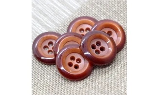 Bouton VINTAGE ROUGE / par 6 / 27MM