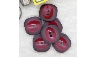 6 boutons / 24MM / Rouge