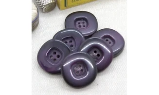 Bouton VINTAGE VIOLET / par 6 / 26MM