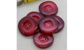 Bouton VINTAGE ROUGE / par 6 / 30MM