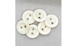 6 boutons / 17MM / Ocre Jaune