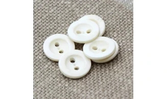 6 boutons / 17MM / Ocre Jaune