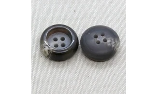 6 boutons / 22,5MM / Brun