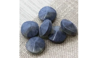 6 boutons / 21MM / Noir