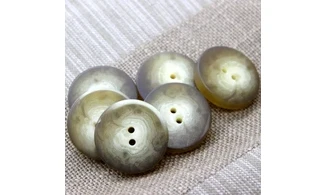 6 boutons / 33MM / Brun