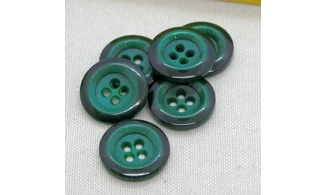 Bouton VINTAGE VERT / par 6 / 22MM