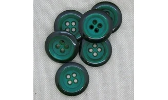 Bouton VINTAGE VERT / par 6 / 22MM