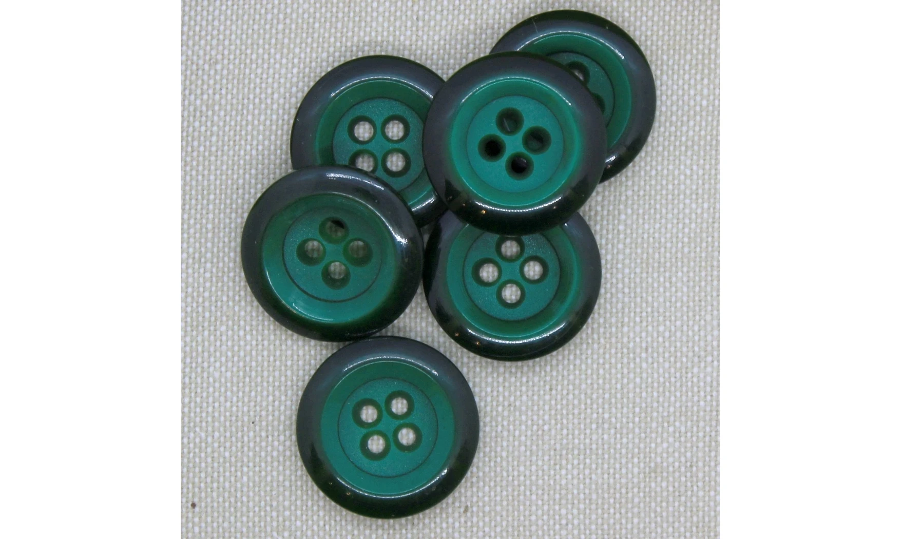Bouton VINTAGE VERT / par 6 / 22MM