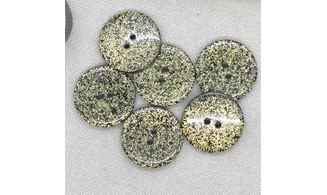 Boutons VINTAGE / 23MM / Noir Paillettes