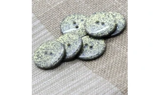 Boutons VINTAGE / 23MM / Noir Paillettes