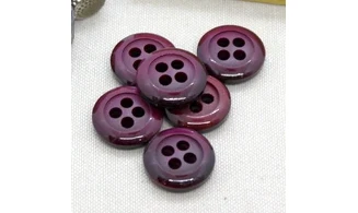 Bouton VINTAGE VIOLET / par 6 / 21,5MM
