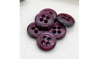 Bouton VINTAGE VIOLET / par 6 / 17,5MM
