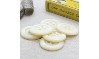Boutons VINTAGE / 28MM / Ivoire