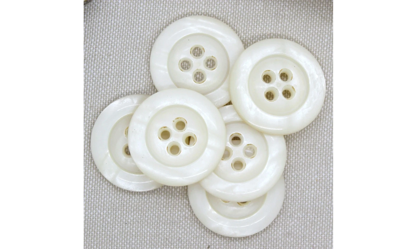 Boutons VINTAGE / 28MM / Ivoire