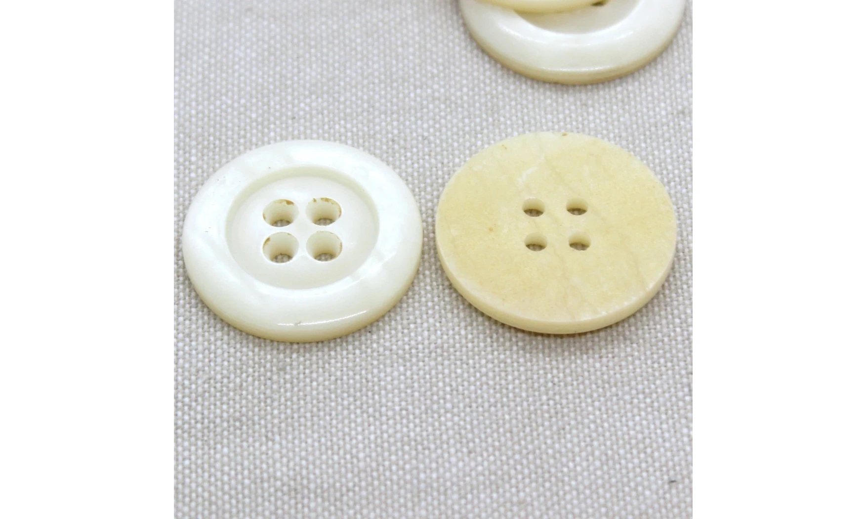 Boutons VINTAGE / 28MM / Ivoire