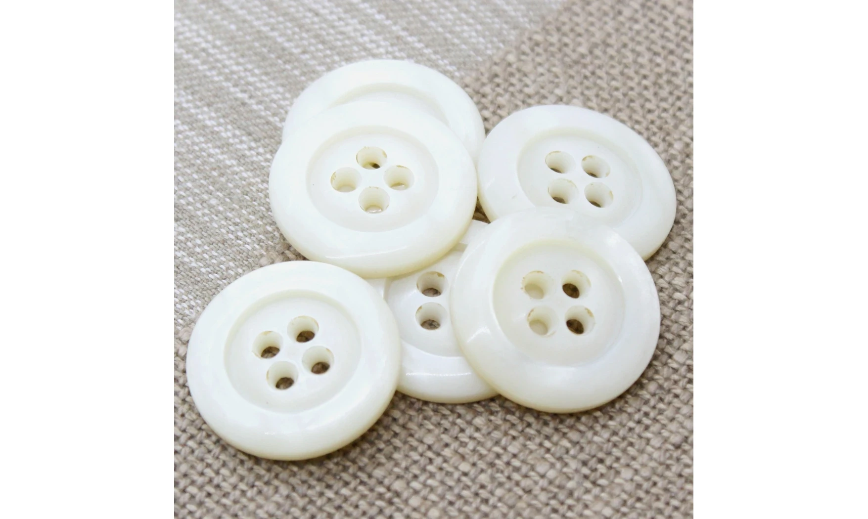 Boutons VINTAGE / 28MM / Ivoire