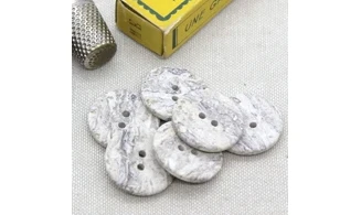 Bouton VINTAGE GRIS / par 6 / 23MM