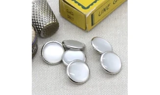 Bouton VINTAGE METAL / par 10 / 13,5MM