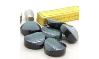 Bouton VINTAGE VERT / par 6 / 31MM