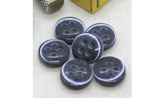 Bouton VINTAGE BLEU / par 6 / 18MM