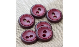6 boutons / 26MM / Rouge