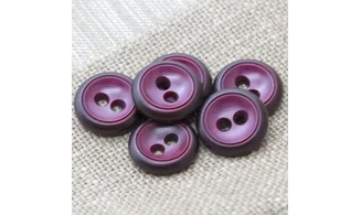 6 boutons / 22MM / Rouge