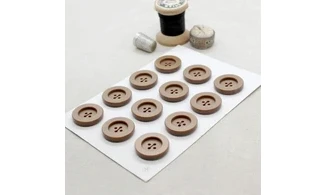 Carte à boutons - Boutons Bruns