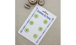 Carte à boutons - Boutons verts