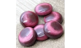 Bouton VINTAGE ROUGE / par 6 / 28MM