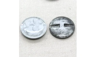 Bouton VINTAGE GRIS / par 6 / 26,5MM