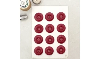 Carte à boutons - Boutons rouges