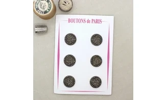 Carte à boutons - Boutons Effet Métal