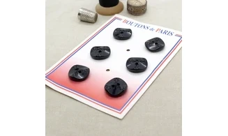 Carte à boutons - Boutons Noirs