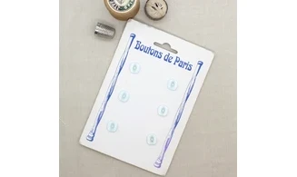 Carte à boutons - Boutons bleus