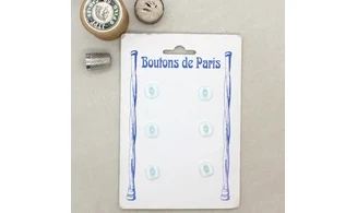 Carte à boutons - Boutons bleus
