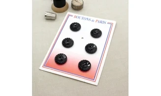 Carte à boutons - Boutons Noirs