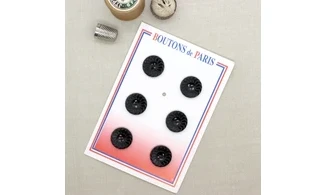 Carte à boutons - Boutons Noirs